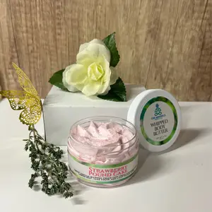 Strawberry Pound Cake Whipped Body Butter 4oz Jar