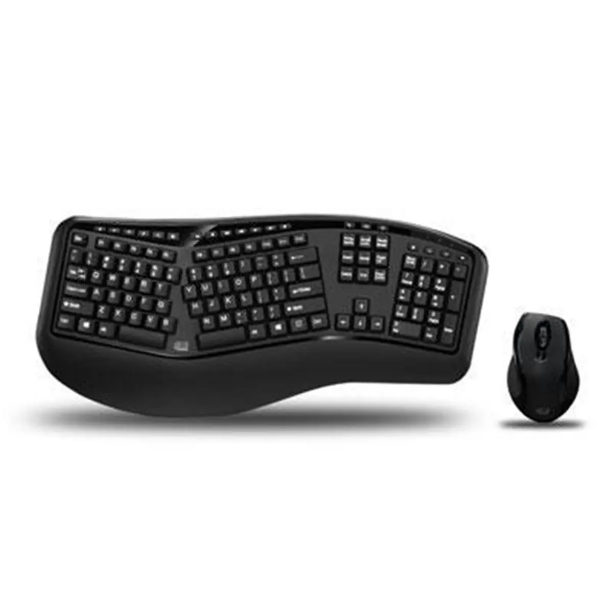 2.4GHz Contoured Ergonomic Support Mouse - Multifunctional Wireless Laser Mouse with 20 Hot Keys, Switchable DPI, USB-Connected Computer Accessory for Office Use
