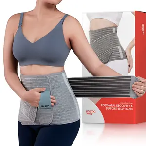 Mamaway Postpartum Abdominal Binder Nano Bamboo Fiber Pregnant Women's Abdominal Binder Pregnancy Abdominal Binder Pregnant Women's Abdominal Binder