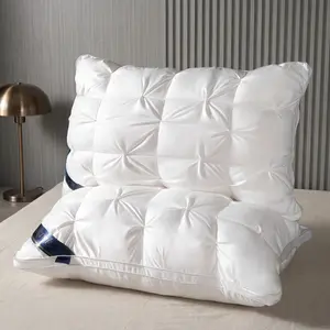 Luxury Hotel Collection Neck Support Pillows – Deep Rest Support, Ultra Soft Skin-Friendly Surface, Low Allergy Polyester Cover, Fluffy Support for Side Back Stomach Sleepers bed accessories