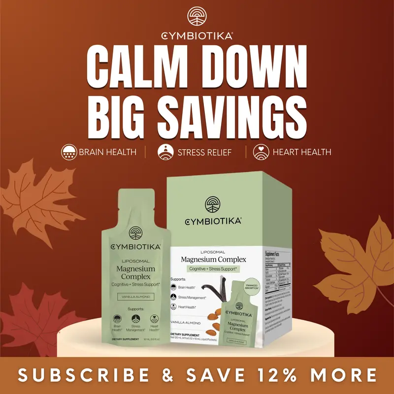 Liposomal Magnesium Complex | 12 Packets | Stress Relief & Calm | Sleep & Muscle Recovery | 7-Form Magnesium Blend