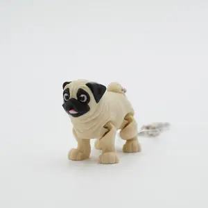 Pug Keychain - 3D