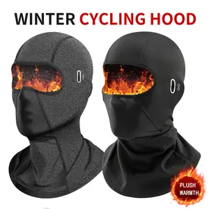 Winter Warm Head Cover Fleece Full Balaclava Neck Gaiter Cold Weather Cycling Face Mask Outdoor Sports Thermal Ski Mask Ski Windproof Face Shield