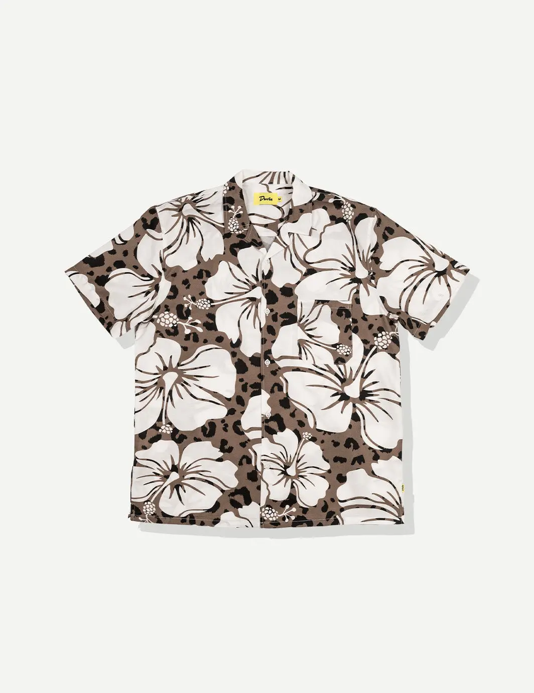 Hibiscus Leopard Cabana Shirt