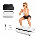 Viamotion Vibration Plate - Exercise Machine with Lymphatic Drainage,Home Relaxation, Low-Noise with 150W Motor, 1-99 Speed Levels, Office Wellness, LED Display, Muscle Relaxation, Exercise Equipment, Home Fitness Equipment,  Home Gym Kit