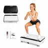 Viamotion Vibration Plate - Exercise Machine with Lymphatic Drainage,Home Relaxation, Low-Noise with 150W Motor, 1-99 Speed Levels, Office Wellness, LED Display, Muscle Relaxation, Exercise Equipment, Home Fitness Equipment,  Home Gym Kit
