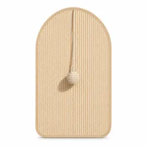 Magic Organ Cat Scratching Pad| Interactive Kitten Toy with Rolling Bell Ball| Recyclable Durable Cardboard Cat Toy for Indoor Cats Claw Grinding