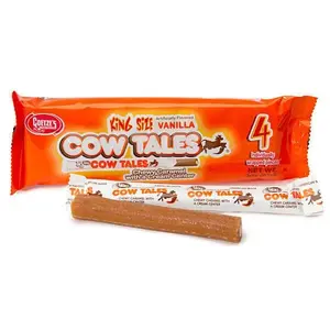Goetze's Cow Tales Caramel & Cream Sticks King Size Packs: 20-Piece Box Goetze's Cow Tales Caramel & Cream Sticks King Size Packs: 20-Piece Box