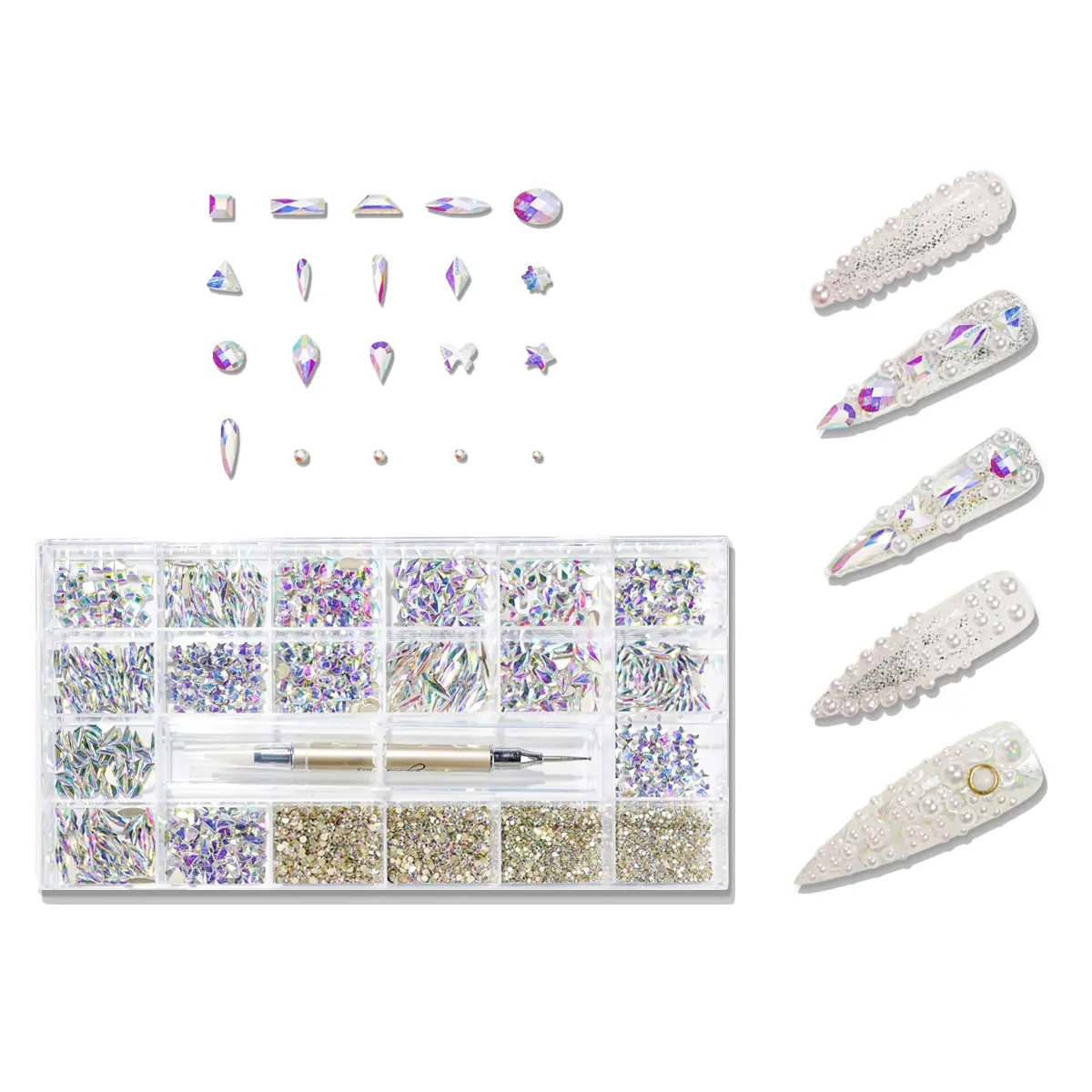 Nail Art Rhinestone Box - 02