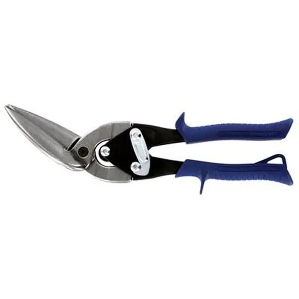 212 MAIN MWT-6516 Offset Long Cut Aviation Tin Snips - ANSI-Compliant Heavy-Duty Metal Cutting Tool with 3 in. Wide Opening, Forged Long Life Blades, Cushion Secure Grip Handles for Metal, Vinyl Siding