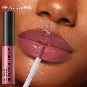 1pc Moisturizing Butter Lip Gloss, Matte Finish, Luxurious Long Lasting, Quick Drying Without Leaving Residue In The Cup, Water-Resistant & Sweat-Proof, Suitable For Daily Makeup & As a Gift For Women On Special Occasions