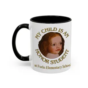 Renesmee Cullen Honor Roll Student Mug, Twilight Funny Gift, Bella Edward Cullen Daughter, Chuckesmee Doll - tws10045
