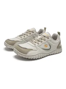 Men's Wide Head Shoes, Spring & Fall Casual Leather Sneakers, Comfortable Walking Shoes, Sporty Design, Hobibear New Arrival, Trendy Walking Shoes