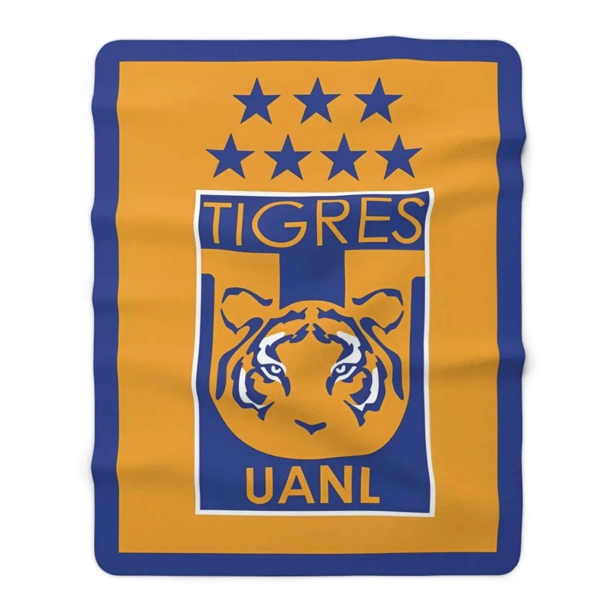 Tigres UANL Futbol Sherpa Flannel Blanket/Cobija Futbol Liga MX, Christmas Gift, Regalo para Navidad, Lightweight Blanket
