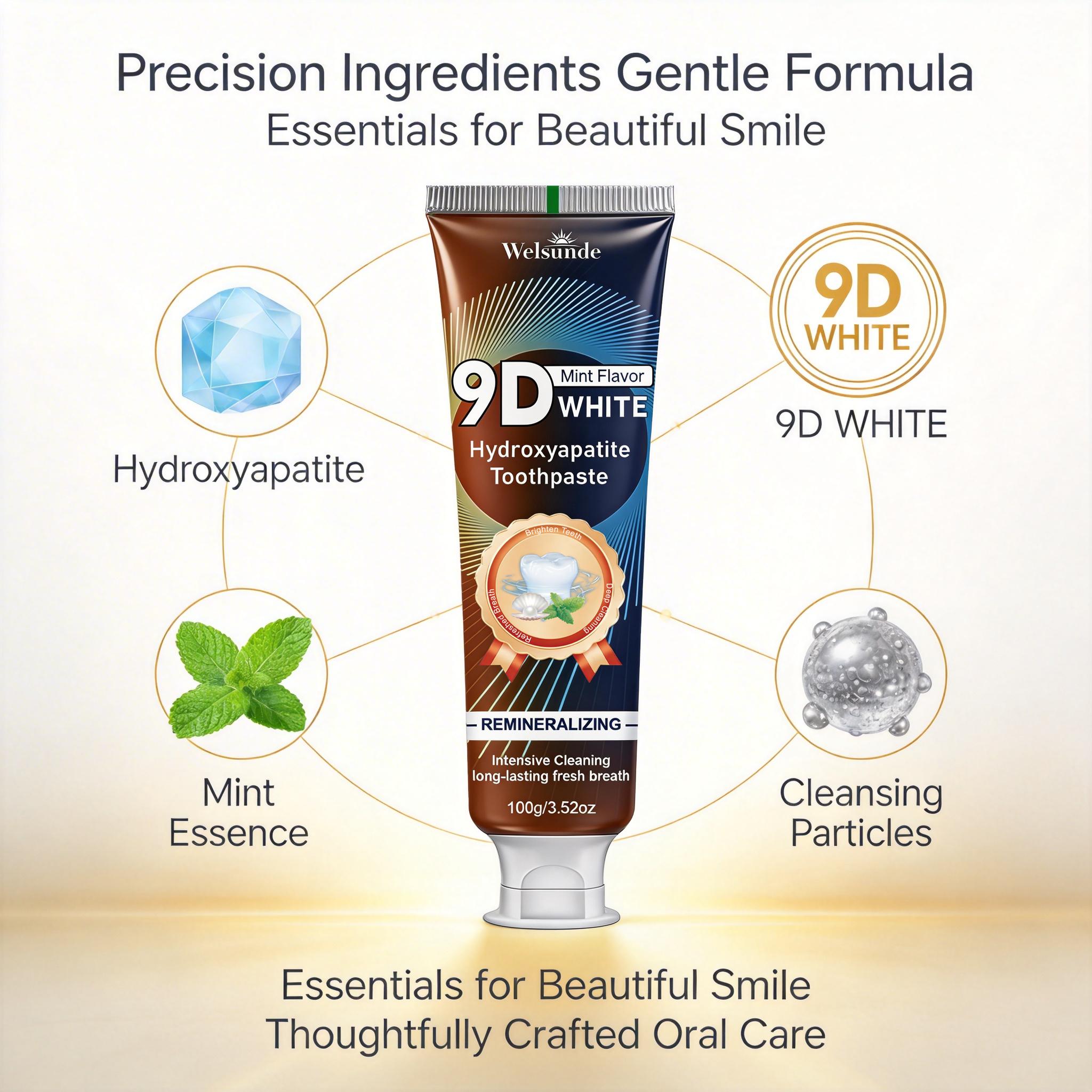 Welsunde 9D WHITE Hydroxyapatite Toothpaste Welsunde 9D WHITE Hydroxyapatite Toothpaste