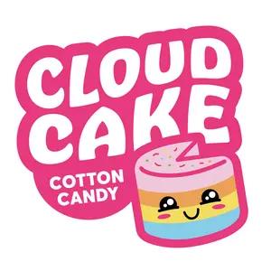 Cloud Cake Cotton Candy shop logo