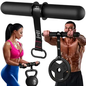 Forearm Strengthener & Forearm Exerciser, Wrist Roller with Thicker Handle, Forearm Strength Trainer with Adjustable Strap - Ideal for Grip Strength, Muscle Building, Rehabilitation