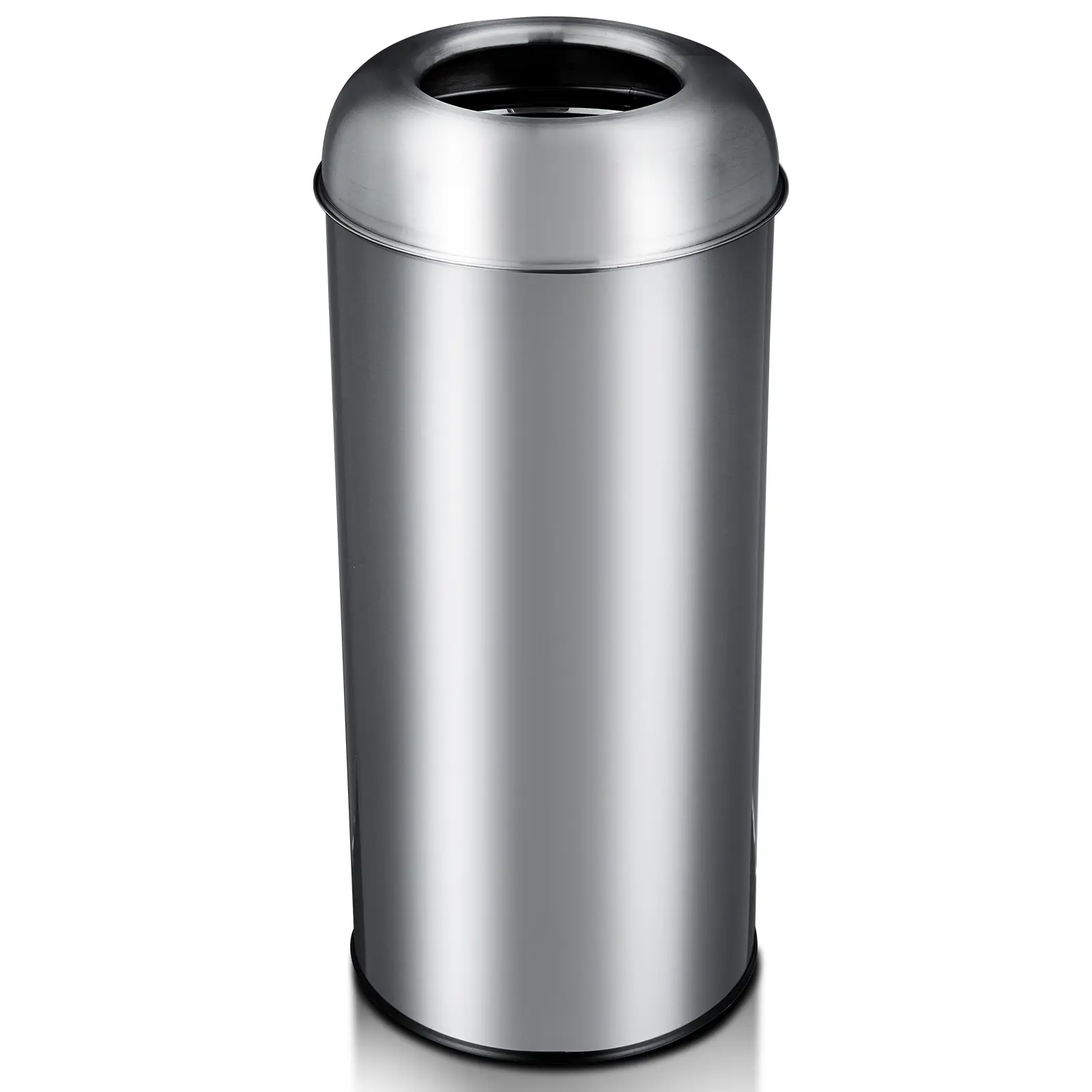 Commercial Grade Stainless Steel Kitchen Trash Can – 17 Gallon (65 Liter) Open Top Waste Bin – Heavy Duty, Durable for Office, Restaurant, and Home Use – Ideal Commercial Grade Stainless Steel Kitchen Trash Can