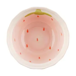 KAWASIMAYA Strawberry Series Rice Bowl 4.75" Kitchenware Serving Dinnerware Tableware Multicolor KAWASIMAYA Strawberry Series Rice Bowl 4.75" Kitchenware Serving Dinnerware Tableware Multicolor