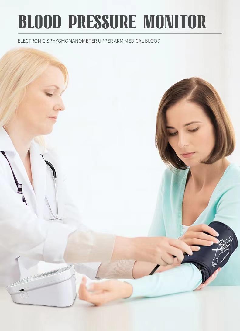 Blood Pressure Monitor, Upper Arm BP Machine for Home using, Adjustable Cuff,  Monitoring Accuracy, One-Button Operation, Dual User Mode, Posture Detection & Irregular Heartbeat Alert,Blood pressure wrist monitor body care