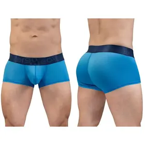 Men's ErgoWear Polyester Trunk Boxer Briefs - Basic, Body-Hugging, Simple Clean Modern Silhouette Menswear Underwear