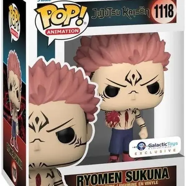 Funko Pop! Jujutsu Kaisen Ryomen Sukuna Vinyl Figure #1118 Funko Pop! Jujutsu Kaisen Ryomen Sukuna Vinyl Figure #1118