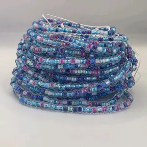 Summer Breeze waistbeads 50in tie-on