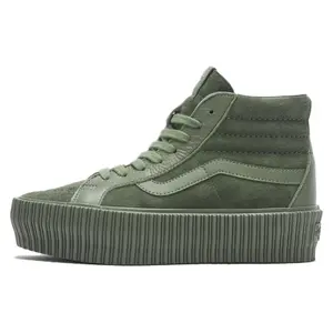 Vans SK8 Platform High-Top Skate Shoes for Men – Comfortable Green Sneakers Verifiable, with credentials and supporting global authentication