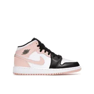 Jordan Kid's 1 Mid Arctic Orange Black Toe, from StockX