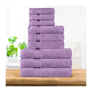 Superior Egyptian Cotton Highly Absorbent 9-PCoft Towel Set