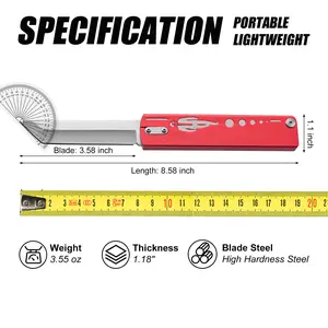 Red handle MJ, kitchen knife, fruit knife