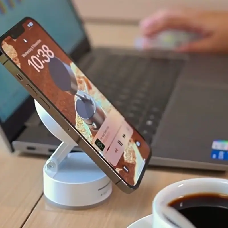 Multi-Functional Adjustable Magnetic Phone Stand Holder, Car Mount, Glass Adhesive, Kitchen Desk Vacuum Magnet, Convenient and Quick, Ease of Use