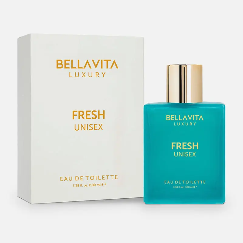 Bella Vita Luxury Fresh Unisex Eau De Toilette 100ml Long Lasting Citrus Marine Fragrance