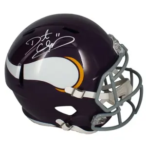 Dome a signed full size helmet signed by Dante Culpepper authenticated by JSA