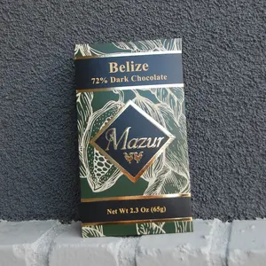 Mazur Chocolates Belize 72% Dark Chocolate