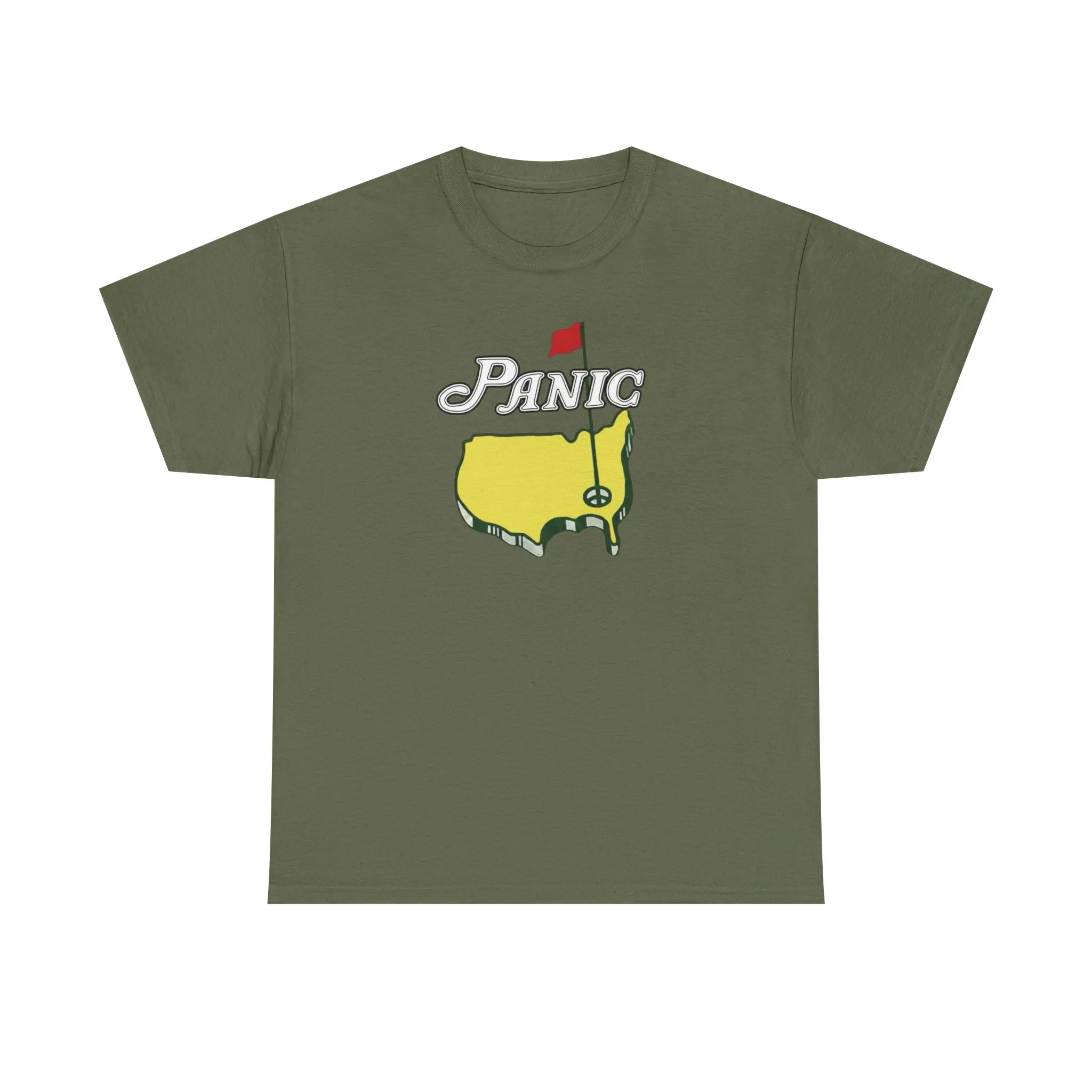Widespread Panic Masters Golf Mashup Unisex Tee | Jam Band WSMFP WSP Panic Masters Golf Gameday Home Team Shakedown Lot Unisex Tshirt