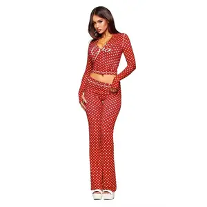 Red Polka Dot Gia Set