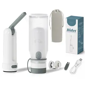 Portable Electric Bidet Sprayer - USB Rechargeable, Foldable Handheld Bidet with Adjustable Pressure, Leak-Proof Personal Hygiene Cleaner for Travel, Postpartum Care