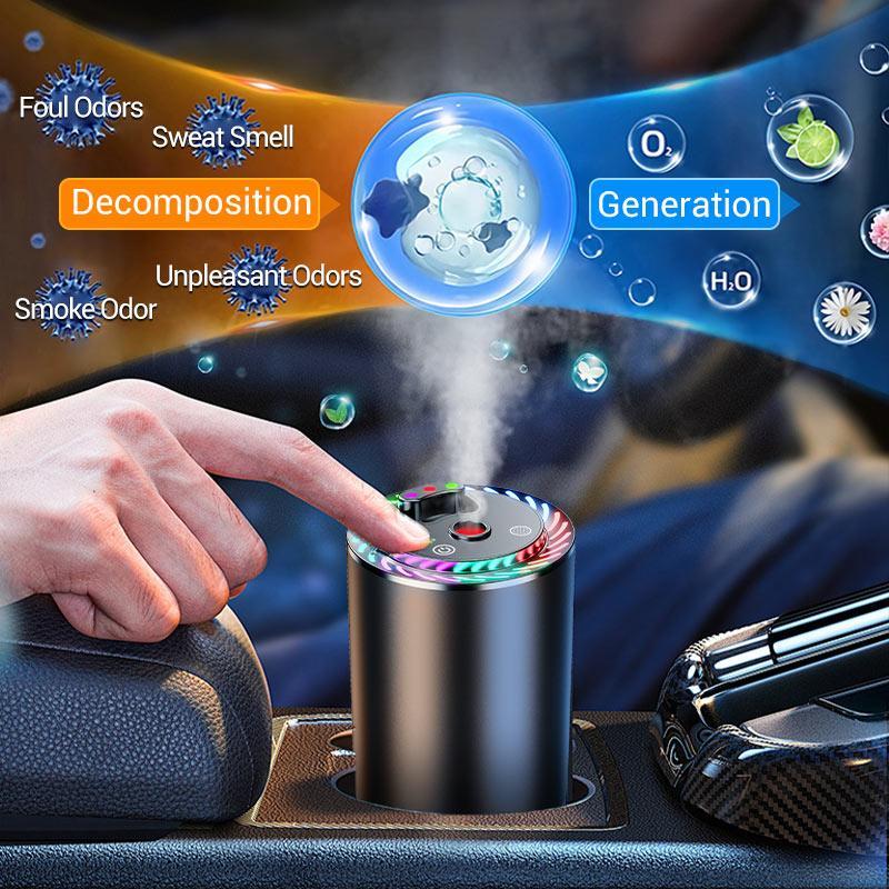 Best Gift For Christmas Smart Car Air Fresher 50ML×2 Natural Cologne Air Purifier Lasting Fragrance Rolls Royce Star Roofing Car Air Freshener Rechargeable Smart Car Fragrance Diffuser Woody Aroma