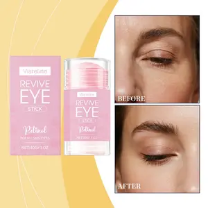 30g Retinol & Caffeine Under Eye Repair Stick, Alleviates Dark Circles, Infused with Hyaluronic Acid and Collagen, Gentle for Sensitive Skin