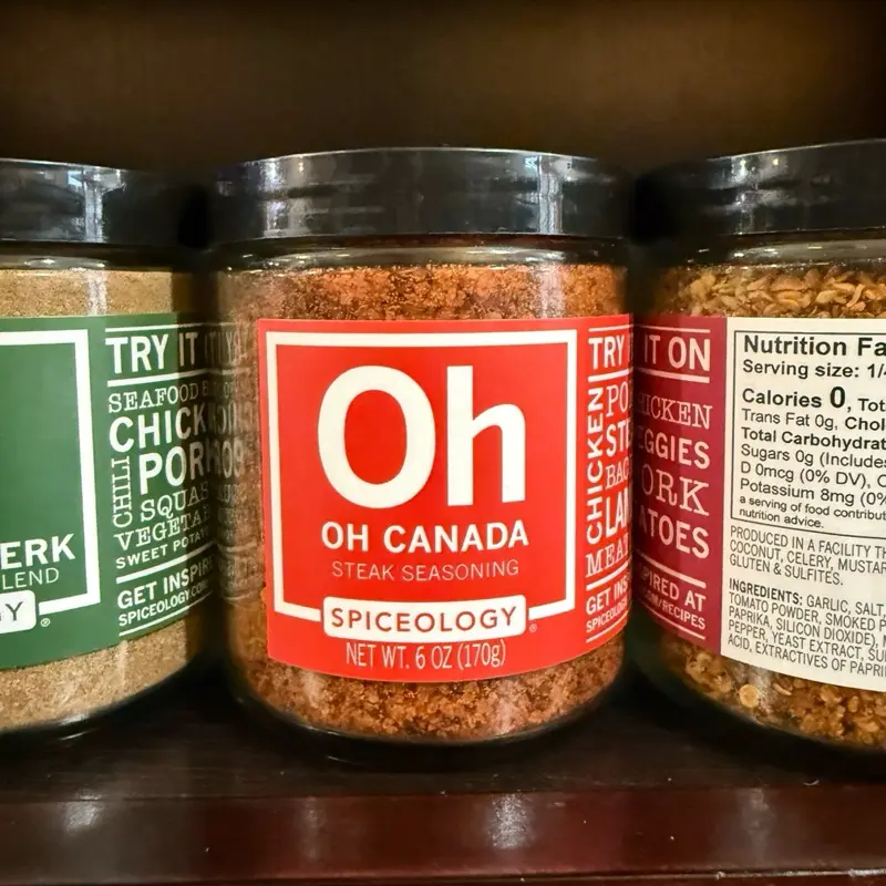 SPICEOLOGY Oh Canada Steak Seasoning 6 oz - Perfect for Chicken, Pork, and Vegetables - Try It On