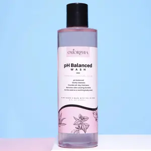 Omorphia pH Balanced Yoni Wash – Minty Fresh with Aloe Clove and Tea Tree – Soothing Cleanse for Odor Comfort and Period Relief – 8oz