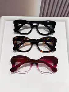 3 Pairs Cat Eye Glasses Transparent Fashion Clear Lens Eyewear, Classic Design Decorative Sunglasses, Stylish Accessory for Daily Wear, Trendy Frames Sunglasses, Trendy Casual Sunglasses