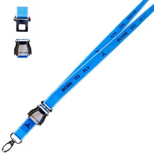 Born To Fly RC Neck Strap Lanyard for Easy Use, Secure Clip, Comfortable Fit, Hands-Free Remote Holder Blue
