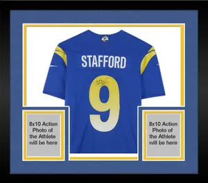 Framed Matt Stafford Los Angeles Rams Autographed Royal Nike Limited Jersey - Fanatics Authentic Certified