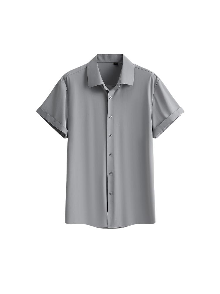 Men’s Short Sleeve Shirts – Multi-Pack for Summer, Loose Casual Style, Versatile Solid Color Turn-Down Collar Everyday Tops