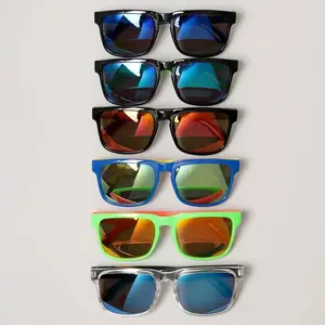 Square Reflective Sunglasses