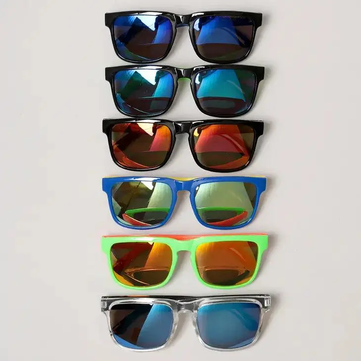 Square Reflective Sunglasses