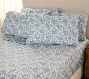 Home Reflection 1200TC Cotton Blend Sheet Set with Extra Cases