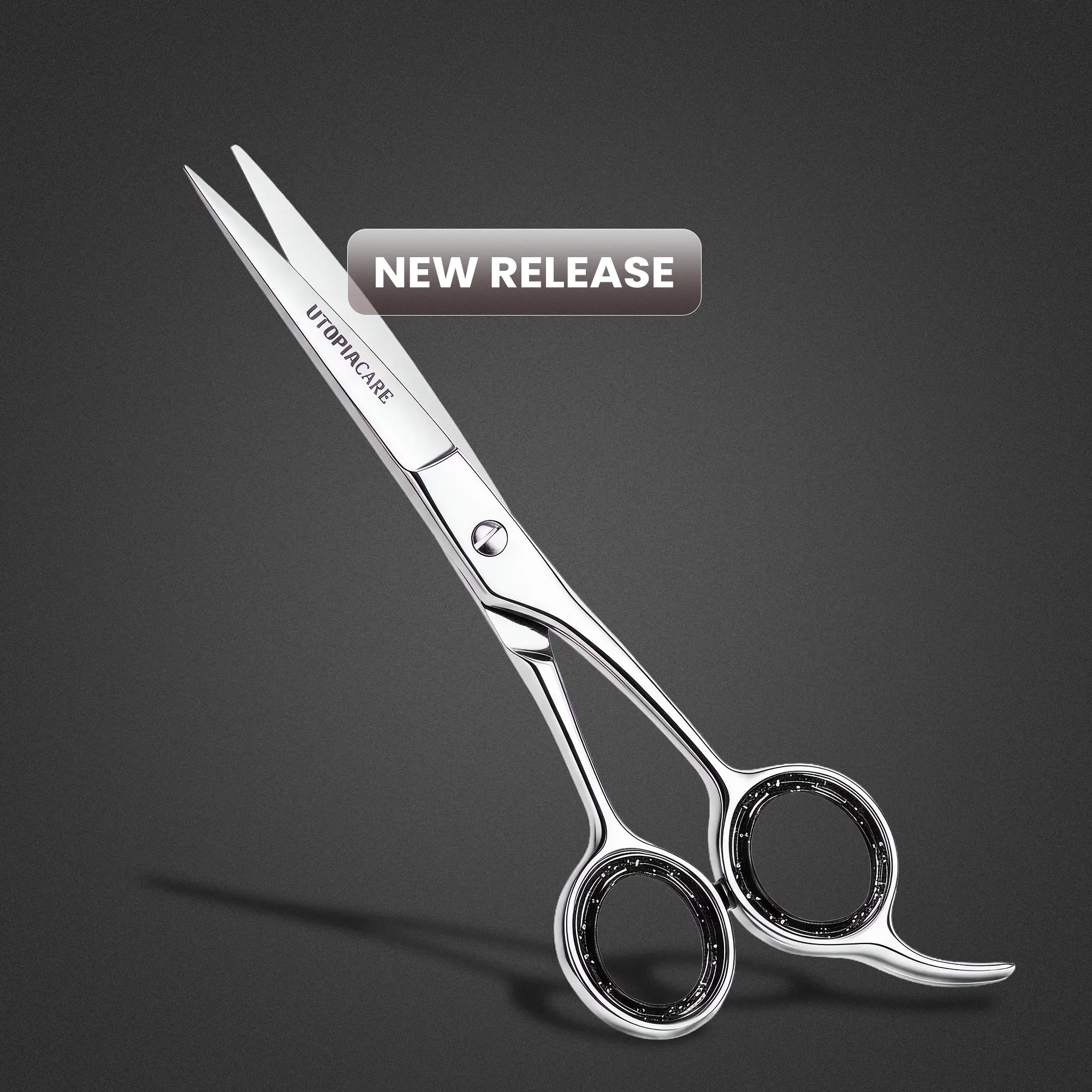 Utopia Care 6.5” Salon-Grade Stainless Steel Hair Cutter - Razor-Sharp Blades for Precise Curly Hair Trimming